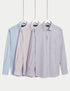 Marks & Spencer"3pk Regular Fit Easy Iron Long Sleeve Shirts"